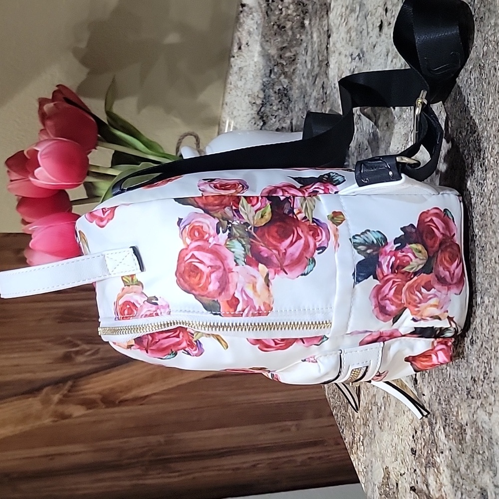 Juicy Couture EUC Floral Rose Print Backpack - Picture 3 of 8